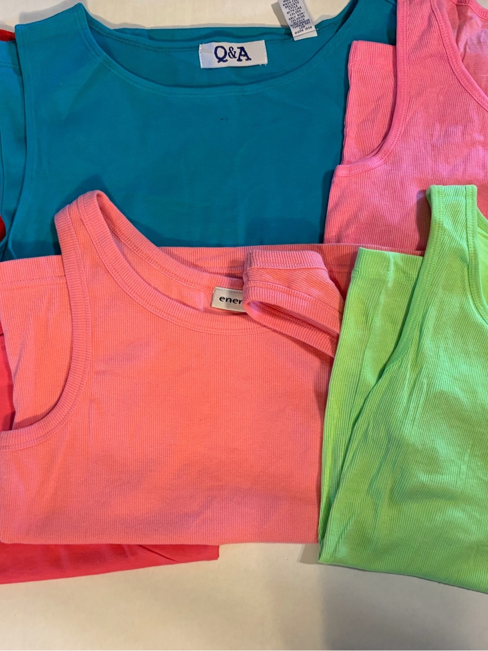 Women's Tank Top Bundle — Teal, Pink, Lime